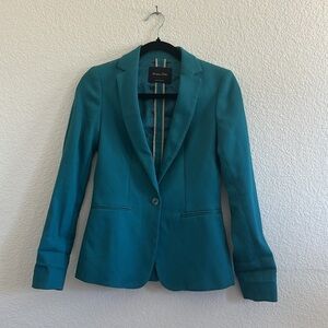 MASSIMO DUTTI Women Blazer Suit Jacket US 2 EU 34 Double Breasted